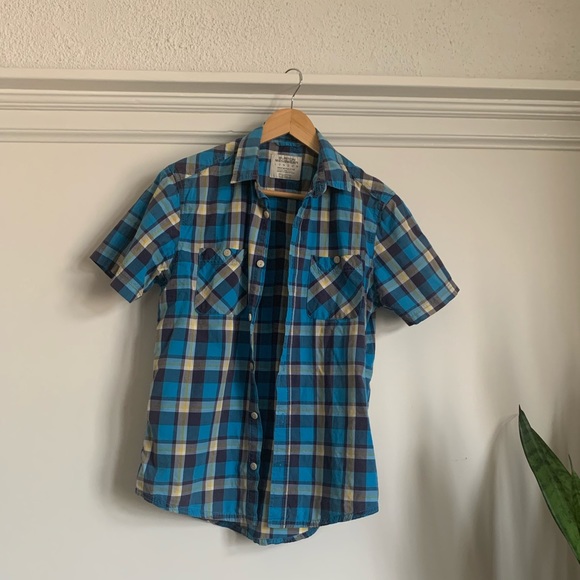 Burton Men’s short sleeve button up size S - Picture 1 of 4